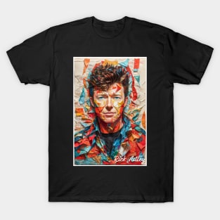 Rick Astley // Paper Art T-Shirt